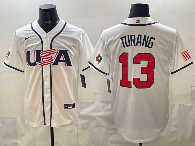 Men 2026 World cup white MLB Nike jersey 0059